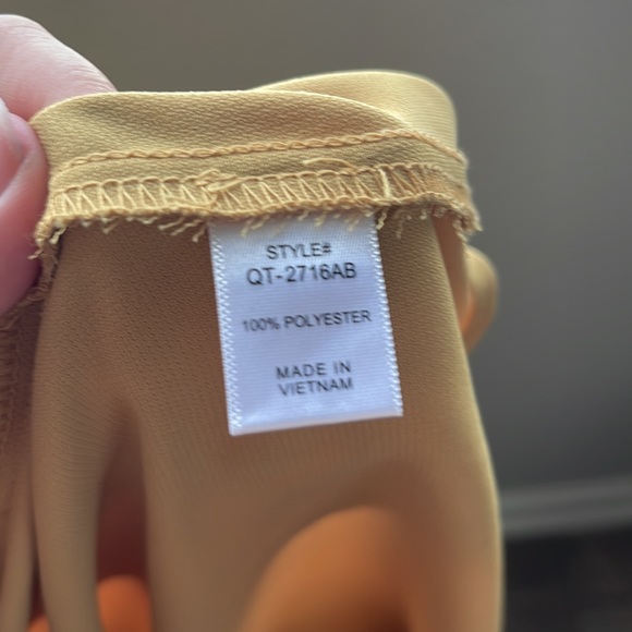 Mustard Office Approved Blouse - Picture 12 of 12